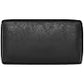 Milltown Black Vegan Leather Contemporary Footstool Bench FFW258-587
