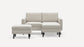 Burrow Nomad Loveseat with Chaise and Ottoman FFE-1592