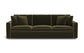 Interior Define James 3-Seat Sofa Couch Sage Green w Contrast Piping FFE258-349