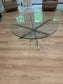 Glass Top 42" Round Cocktail Table LB-3