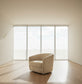 Benchmade Modern Elaine Swivel Chair in Como Tan FFW-1066