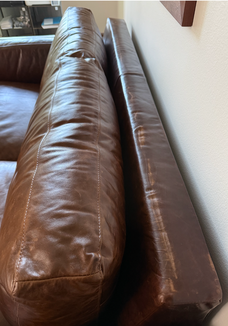 BenchMade Modern Skinny Fat Sofa Pull Out Full Bed Brown Leather FFE-1544