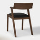 Hoft Home Set of 2 Zola Dining Chairs - Black & Walnut (2 pair avail) FFE-1374