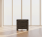 Modus Meadow Solid Wood Two Drawer Nightstand in Graphite 10 FFE-1484