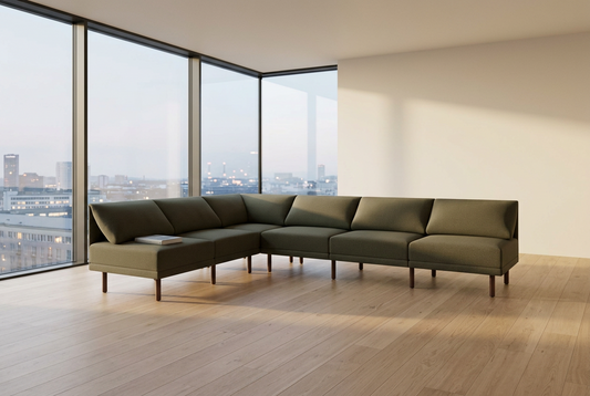 Burrow Range 6-Piece Open Sofa Couch Sectional FFE-1577