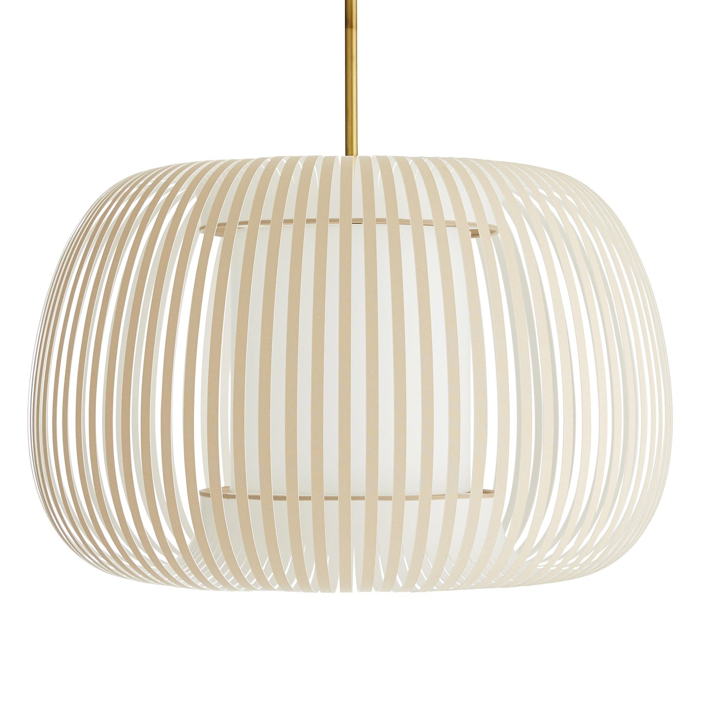 AH Home Mia Beige Microfiber Pendant Chandelier Light FFE-1542