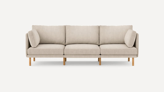 Burrow Plush Oatmeal Field 3-Piece Sofa Couch FFE258-567