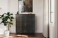 Burlington SOLID WOOD 30 inch Wide Traditional Low Storage Cabinet in Black FFW-857