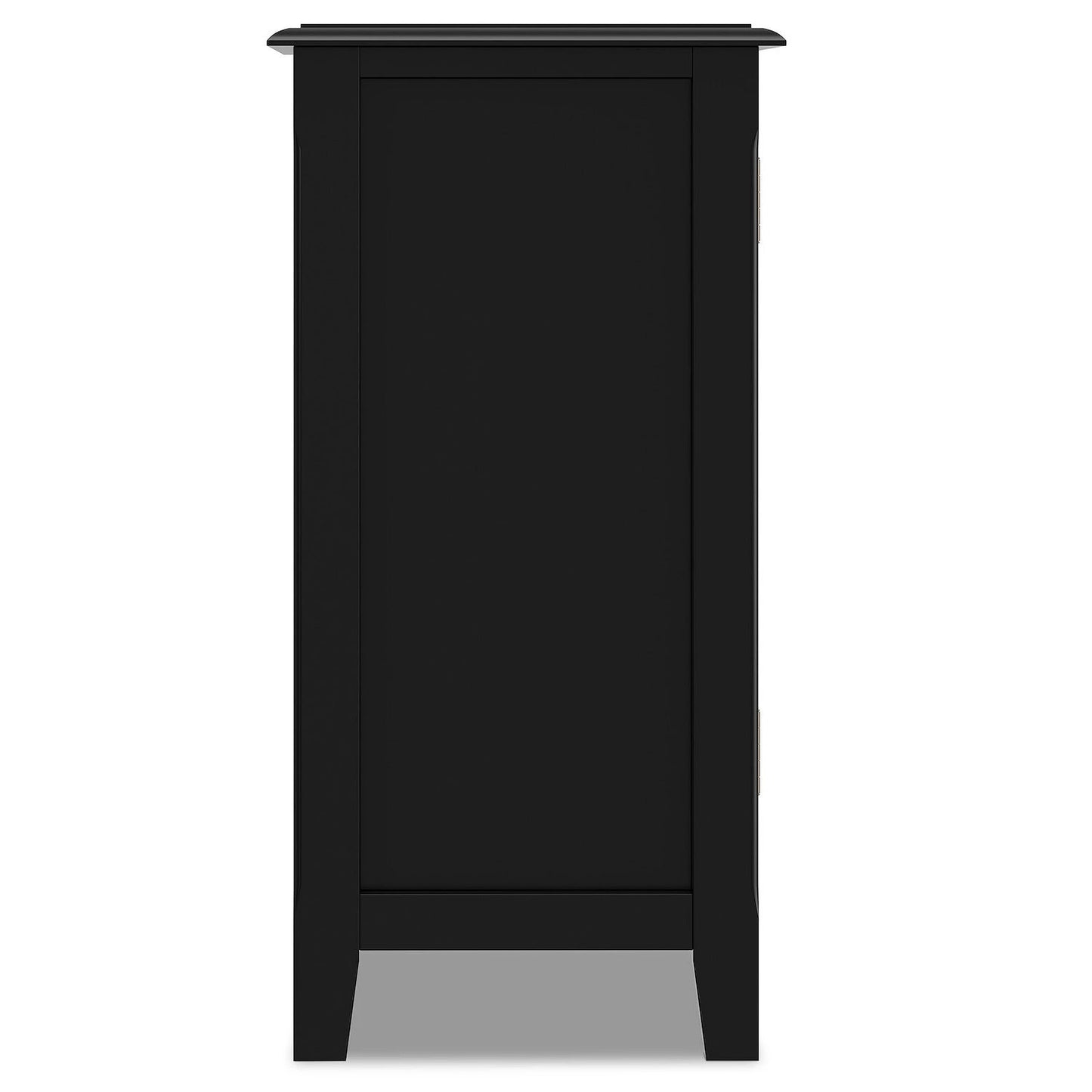 Burlington SOLID WOOD 30 inch Wide Traditional Low Storage Cabinet in Black FFW-857