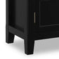 Burlington SOLID WOOD 30 inch Wide Traditional Low Storage Cabinet in Black FFW-857