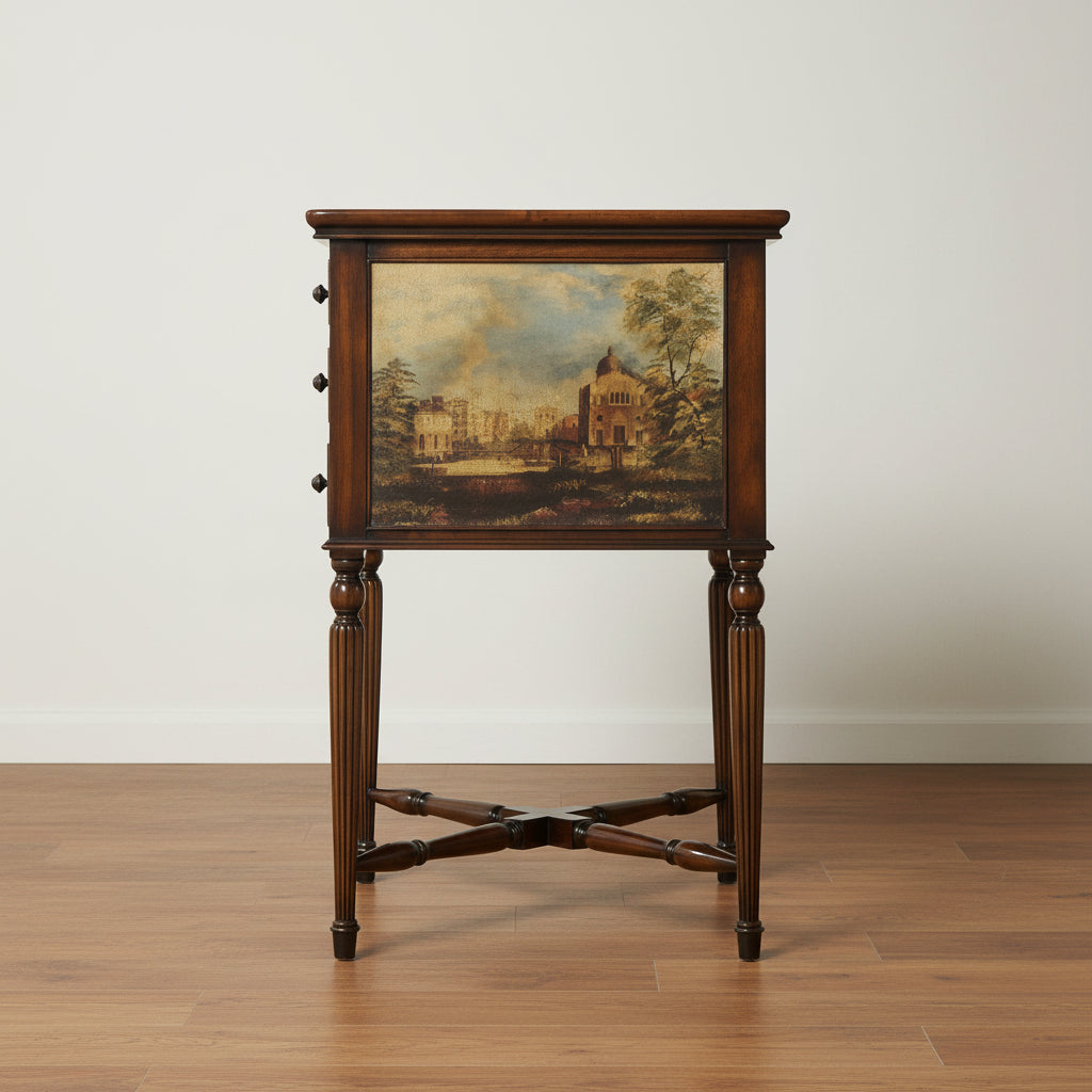 Theodore Alexander Italian West Indies Style Arcadia Accent Side Table EJ276-7