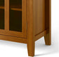Artisan Solid Wood 53" Honey Brown TV Media Stand Cabinet FFW258-710