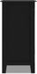 Burlington Storage Cabinet in Black  FFW-729