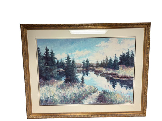 Original Conthonts Spirit Lake Landscape Painting EK221-152