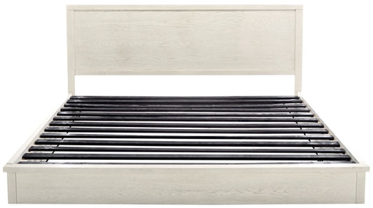 Safavieh Couture White Washed  Deirdra Wood Queen Bed FFE-1103