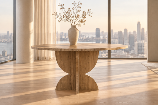 AH Home Redford Round Pedestal Dining Table FFE-1538