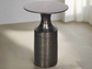 Moe's Home Rassa Round Polished Metal Zinc End Accent Table FFE258-262