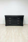 6 Drawer Black Dresser Gold Hardware FFE-1424