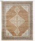 Lulu & Georgia Kate Hand-Knotted Wool Rug Camel Gray Light Blue Ivory FFE258-365