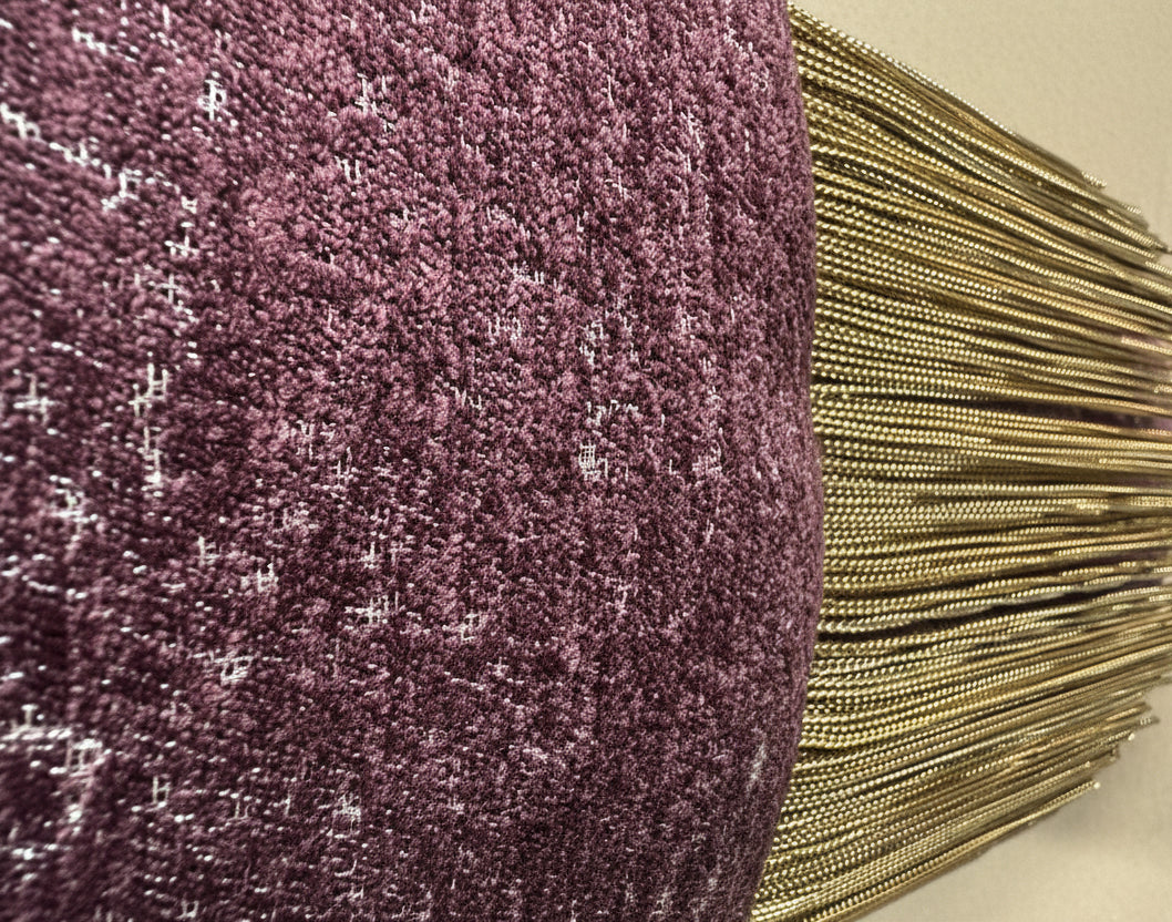 AH Bordeaux Chenille Twyla Ottoman FFW-1451
