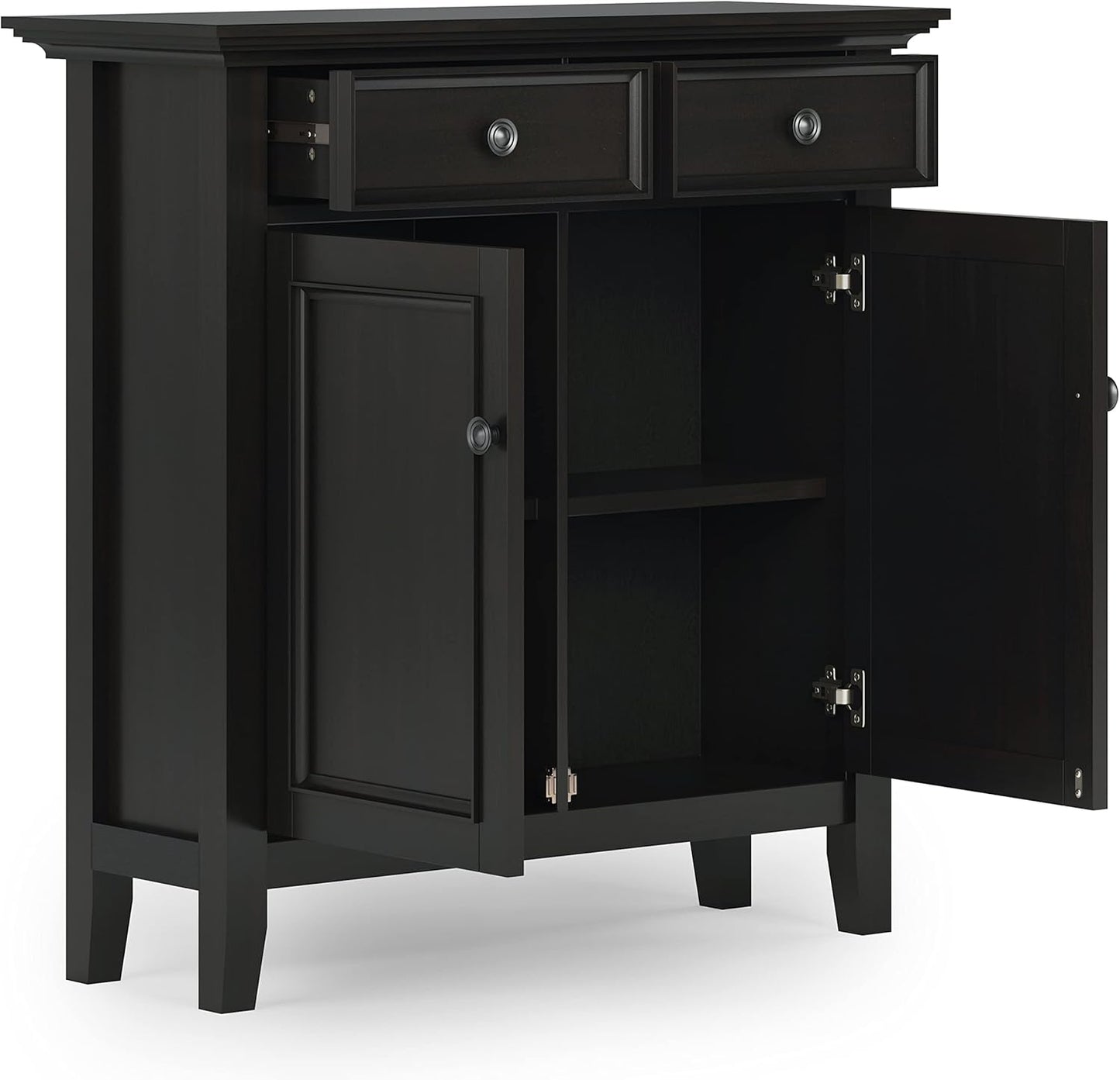 Amherst SOLID WOOD 36" Storage Cabinet in Hickory Brown FFW-871