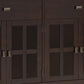 Artisan Wood & Pine Large Sideboard Buffet in Dark Chestnut Brown FFW258-586