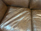 BenchMade Modern Brown Leather Couch Potato Extra Deep Sectional Sofa FFE-1112