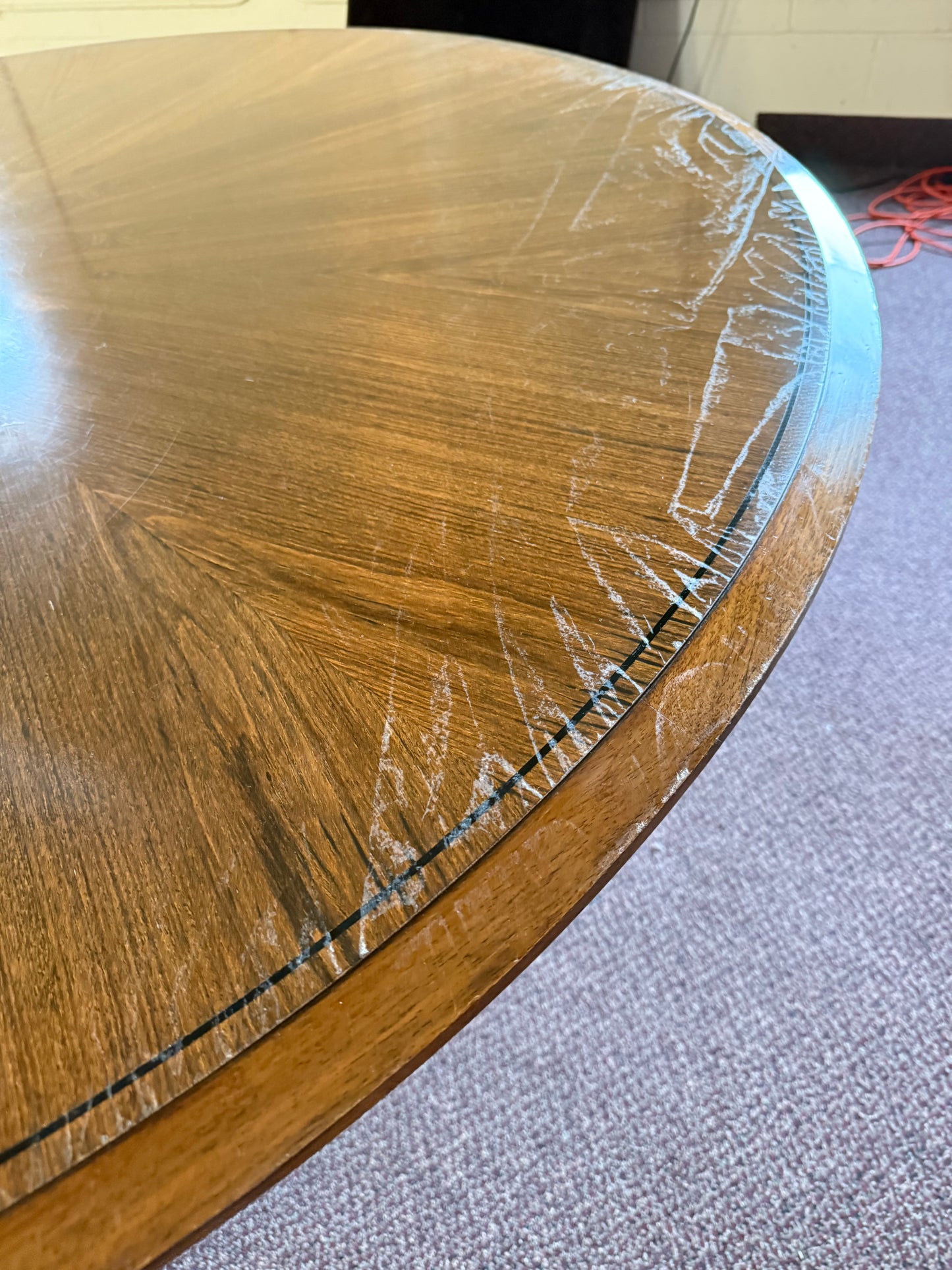 Keith Fritz Round Pedestal Table HR22
