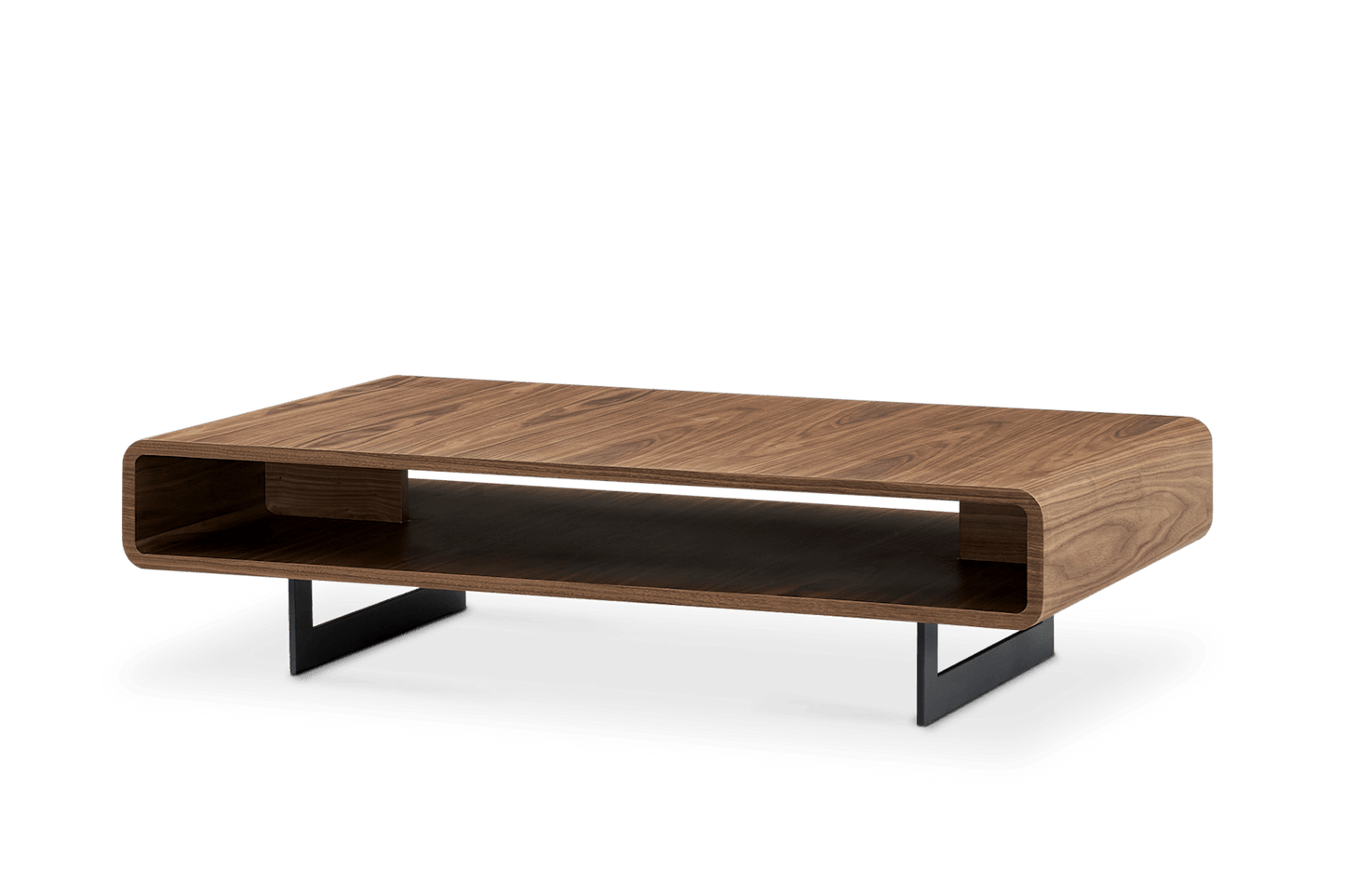 Castlery Peri Mid Century Style Walnut Veneer Coffee Table FFE-1583