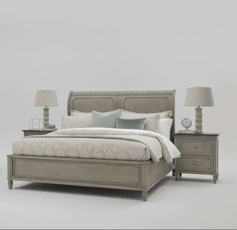 American Drew Savona King Sleigh Bed FFE-1262