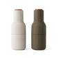 Audo Copenhagen Bottle Grinders (Set of 2) Hunting Green and Beige / Walnut FFW-1144