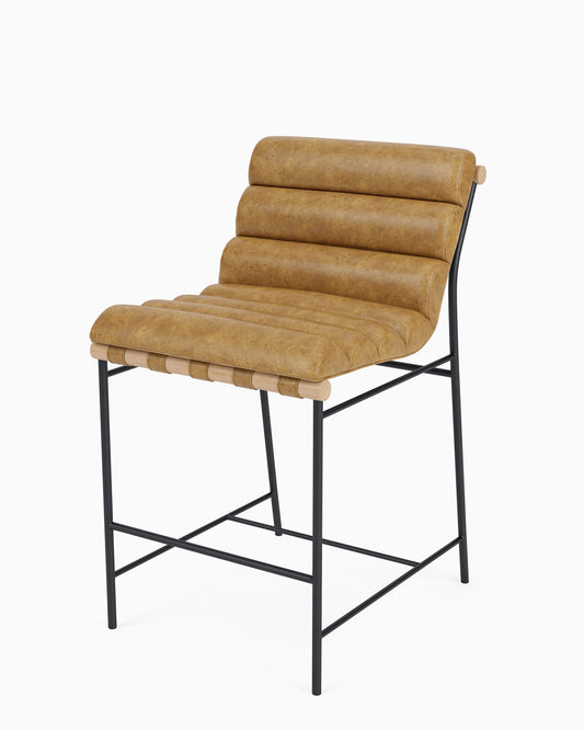 Denver Modern Vail Counter Stool / Sunflower Walnut FFE-1105