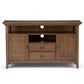 Redmond 54" TV Media Stand in Rustic Natural Aged Brown FFW258-623