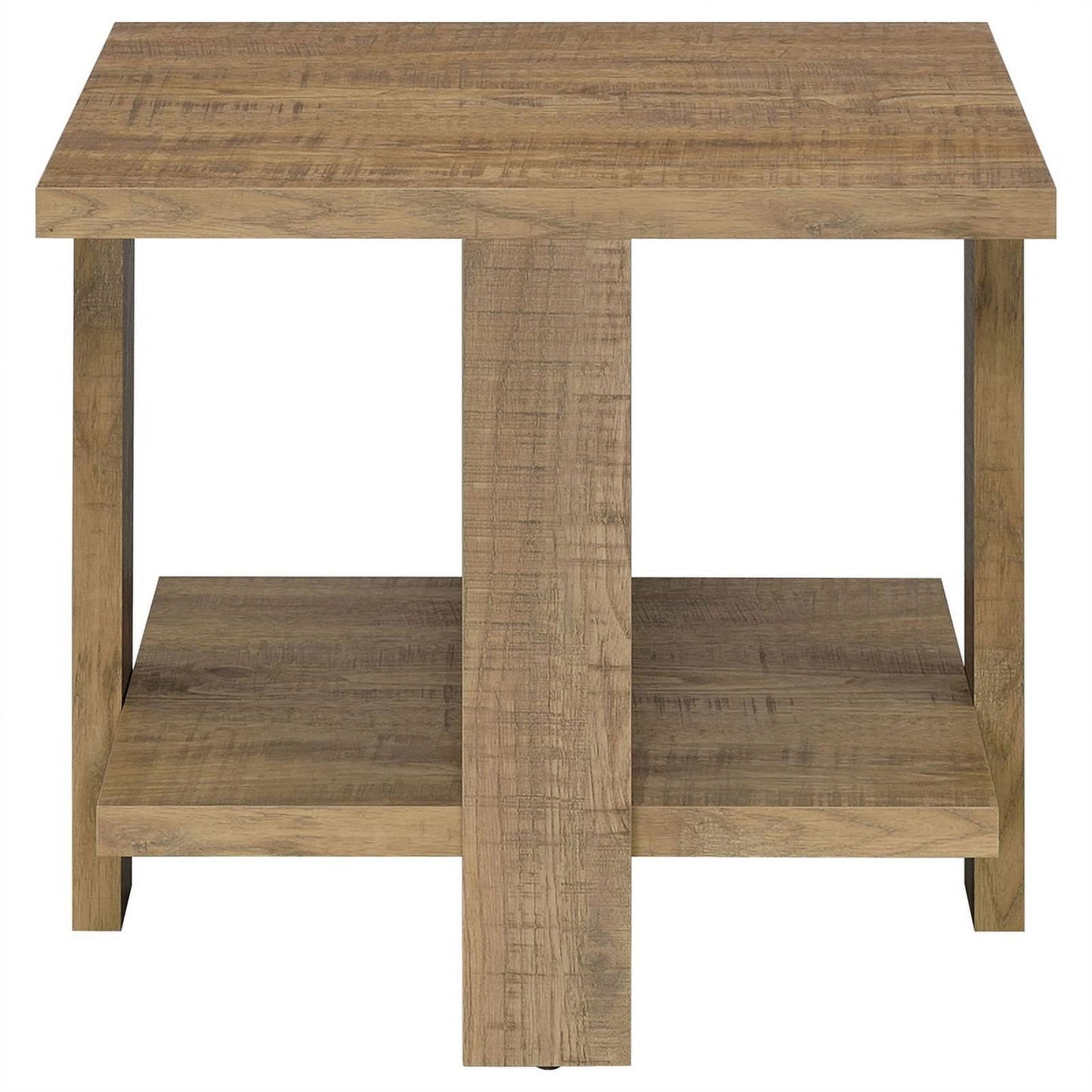 Dawn Square Mango Engineered Wood Rust End Table FFE258-70