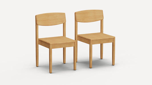 Burrow Dunes Dining Chair (Set of 2), Teak FFE-1539