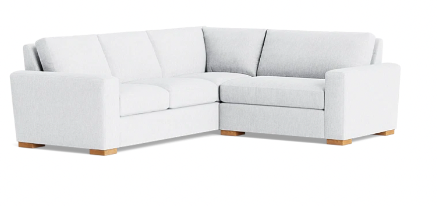 Bench Made Modern Couch Potato Sectional (90" x 105",Corner On Left,Standard) FFE258-273