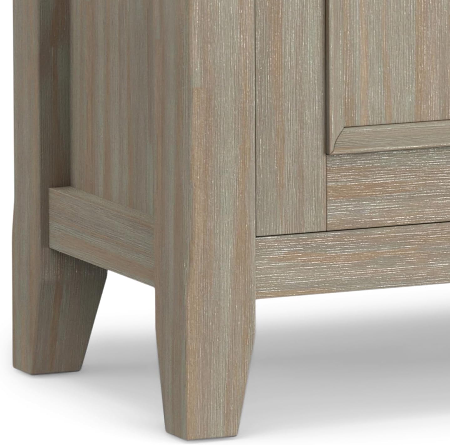 Amherst SOLID WOOD 32" Storage Cabinet in Distressed Grey FFW-858