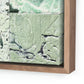 Levee by Douglas Galloway Rustic Art Textured Painting Walnut Floater FFE-1379