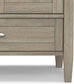 Solid Distressed Grey Wood 47" Shaker TV Media Stand for TVs up to 50" FFW258-596