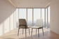 Pair (2) Corina Dining Chair Natural Linen Look Fabric - 62% OFF RETAIL FFW-1395