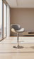 Marana Bentwood Adjustable Swivel Bar Stool Grey Vegan Leather (Set of 2) FFW258-671