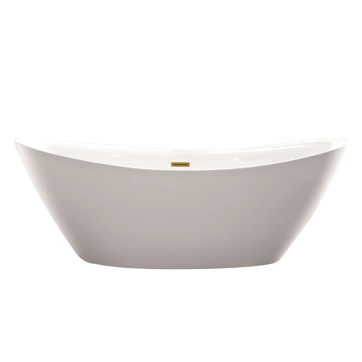 Free Standing White Solid Bathtub 71" FFE-1230