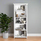 Amherst Solid Wood 70" 5 Shelf Bookcase in White FFW-955