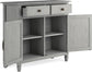 Connaught Entry Cabinet in Fog Grey  FFW-726