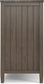 Lev Solid Wood 60" Storage Cabinet in Smoky Brown FFW-870
