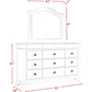 Picket House Furnishings Conley Cherry Queen Panel 4PC Bedroom Set FFE-1044
