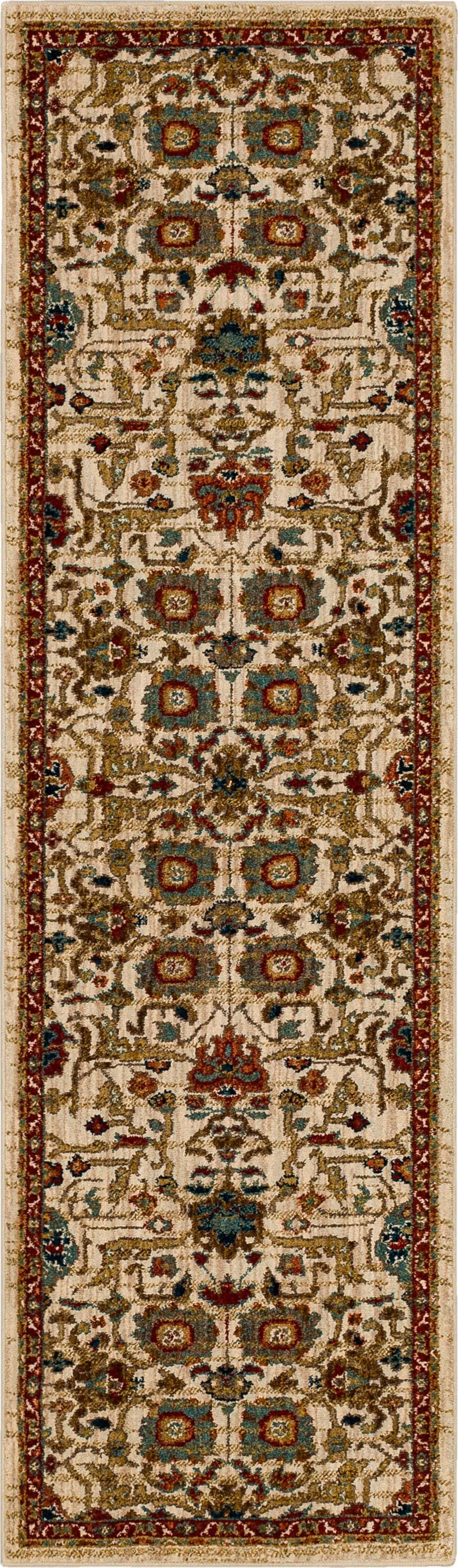 Karastan Rugs Keralam Cream 2' 4 x 7' 10 Area Runner Rug FFE258-93