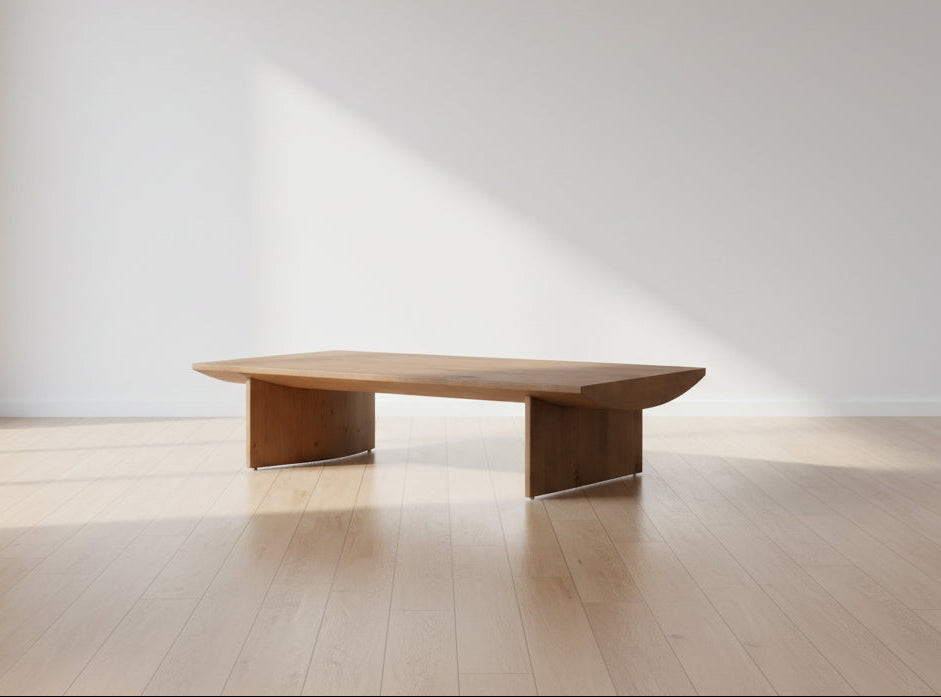 Lulu & Georgia Remwald Curved Bottom Oak Coffee Table FFE-1396