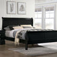 Furniture of America Louis Philippe Black Queen Sleigh Bed FFE-1282