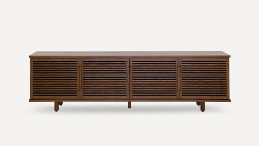 Burrow Opera Entertainment TV Media Walnut Console Sideboard (70") FFE-1383
